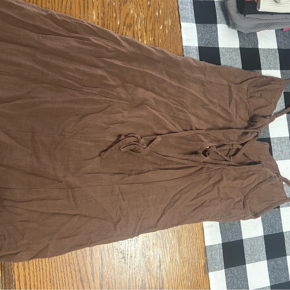 La Hearts Brown Midi Skirt